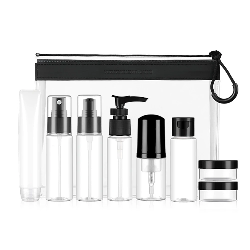 

Empty Bottles Set Small Pump Liquid Travel Size Shampoo Lotion Dispensers Reusable Eco Friendly Portable Bottle Kit