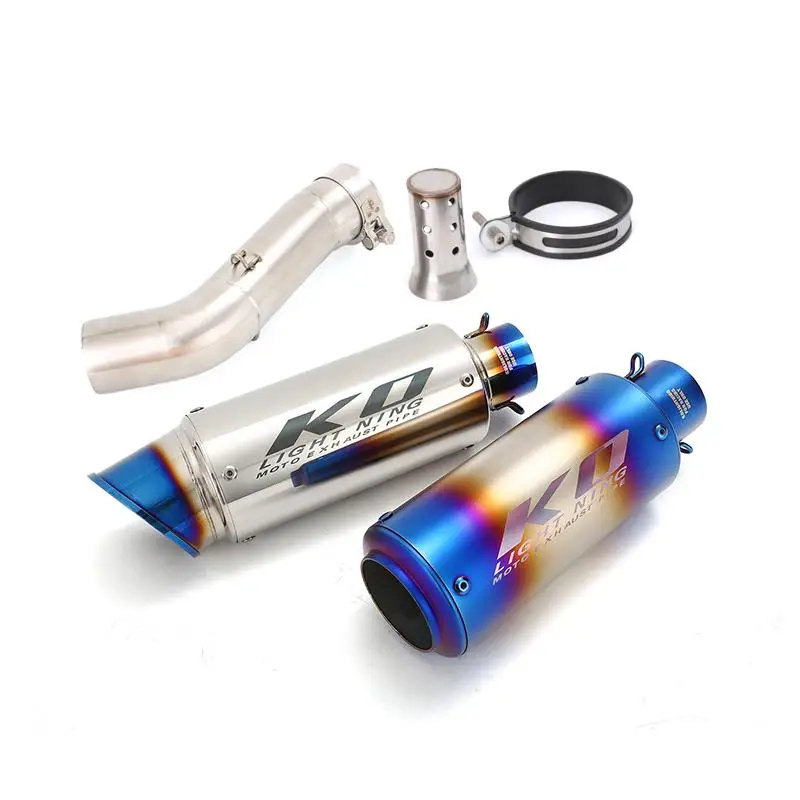 

Для BMW C650 Sport 2016-2020 мотоциклетная выхлопная система, среднее звено, труба, глушитель из нержавеющей стали DB Killer 245 мм/300 мм Escape