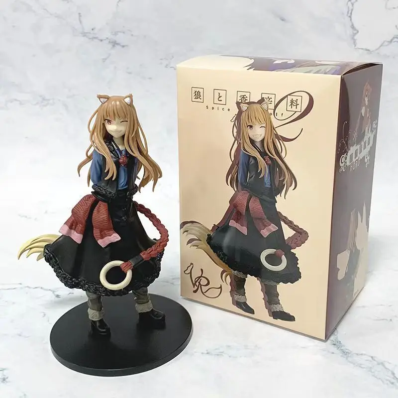 

17CM Anime Spice And Wolf Horo Action Figures Model Collection Ornament Anime Cartoon Model Toy Gift PVC