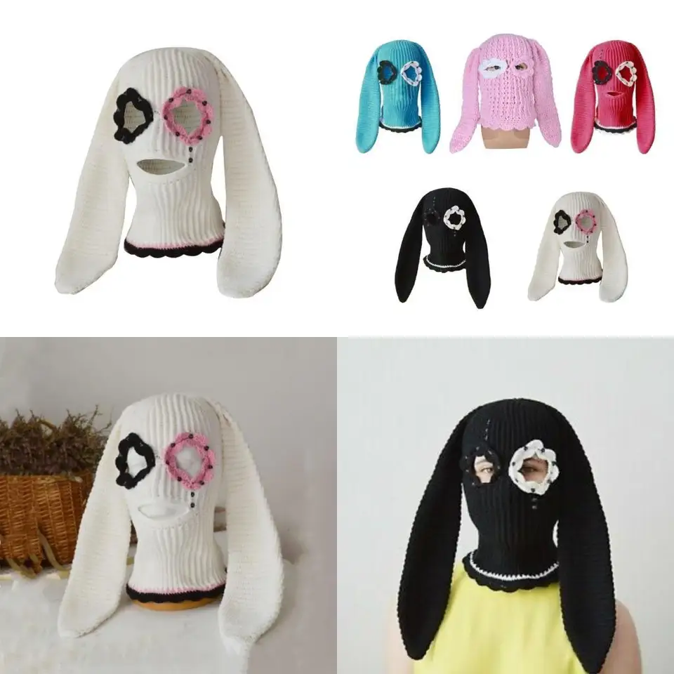 SEICARINO Rabbit Ears Balaclava バラクラバ A52e Rabbit Ears Balaclavas Halloween balaclavas Balaclavas Long