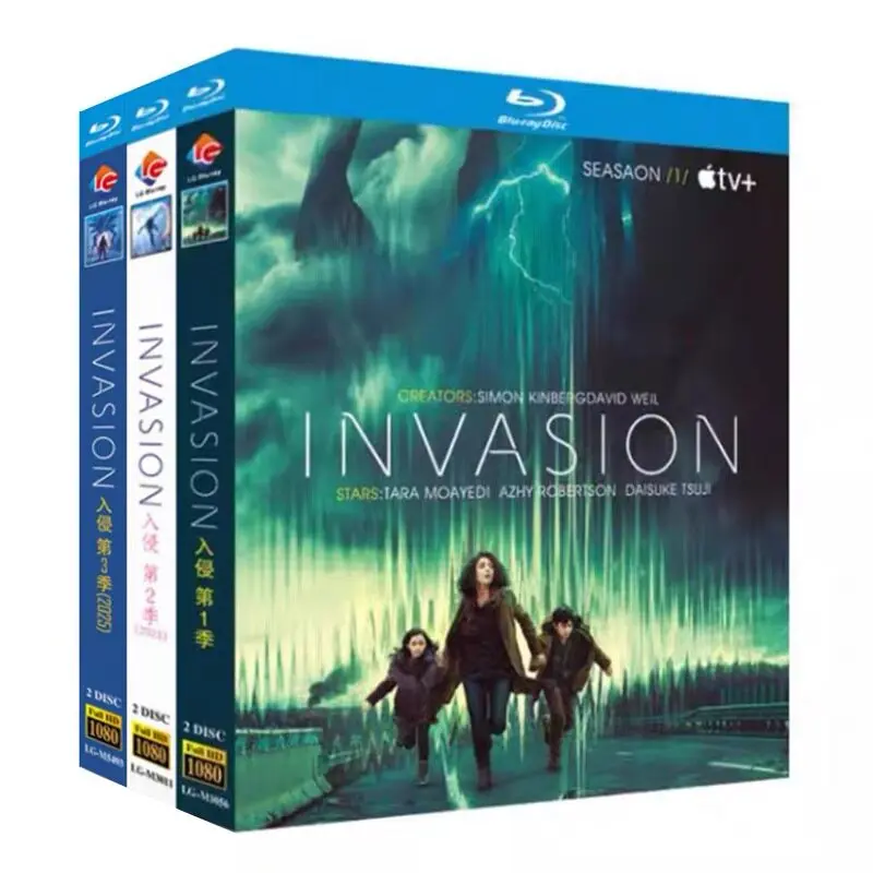 

Blu-ray HD US TV Series Invasion Seasons 1–3 Box Set with Chinese and English Subtitles