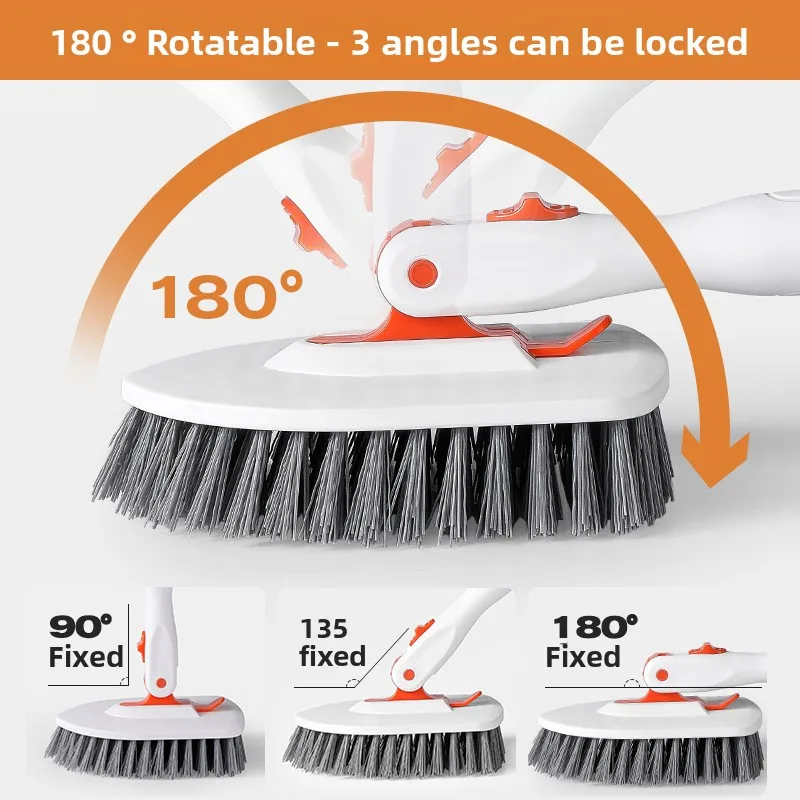 Brosse de sol pour salle de bain, couture de sol, baignoire, toilettes, douche, carrelage, éponge, fournitures de nettoyage, nettoyeur de vitres, outils de nettoyage ménager