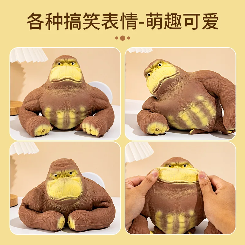 Gorilla Greenhead Fish Piglet Squeeze Pinch Adult Stress Relief Fidget Creative Decompression festival birthday Kid gift Toy