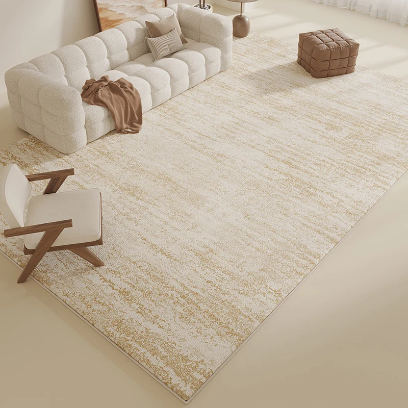 Cream Style Living Room Carpet Bedroom Bedside High End Light Luxury Carpets Wabi Sabi Sofa Coffee Table French Non Slip Rug