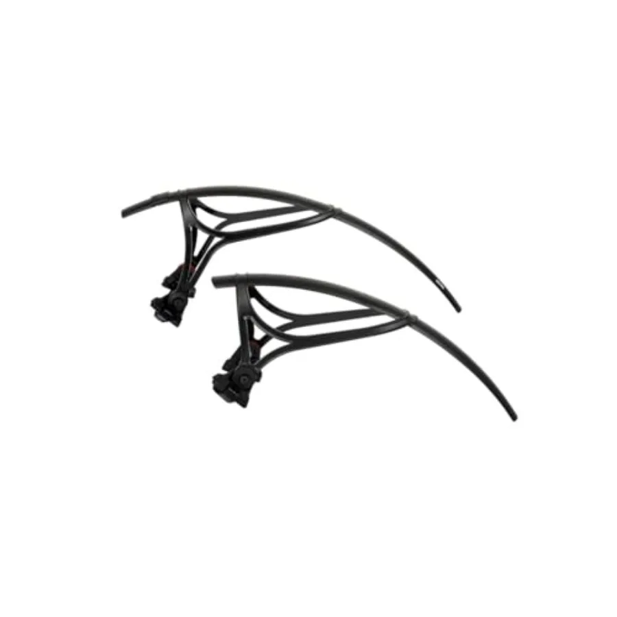 

Shield R35 Road Bike Mudguard Set Fits 700C/28" Wheels Max 32mm Tire Width Adjustable MD-Strap Mount Lightweight Technopolymer