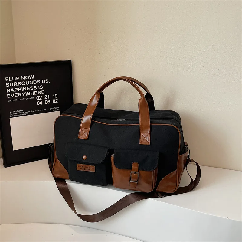 

Travel Duffel Bag Portable Carry on Luggage Handbag Dry Wet Outdoor Hiking Traveling Tote Bags Large Swimming Weekend Schoolbag