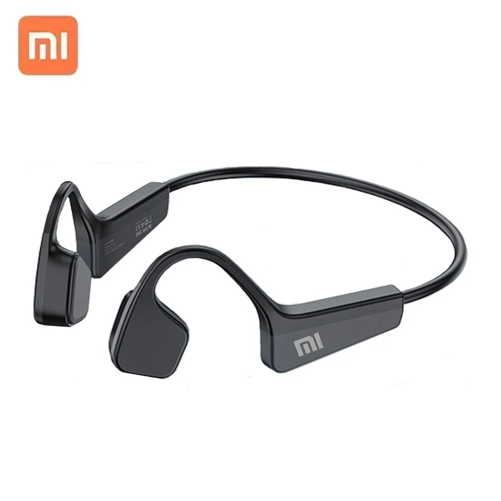 Xiaomi Mijia kemik iletim spor kulaklık kablosuz kulaklık Bluetooth uyumlu kulaklık koşu için Mic ile TWS eller serbest