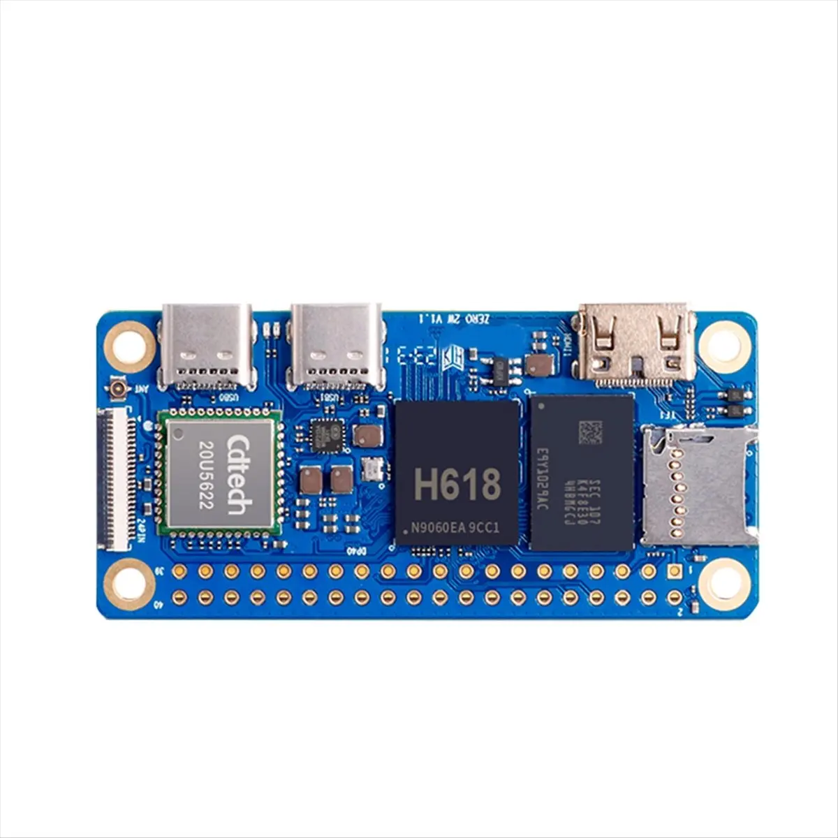 *ABAB For Orange Pi Zero 2W 1GB RAM DDR4 Mini PC Allwinner H618 Orange Pi Zero 2W WiFi Bluetooth SBC Single Board Computer