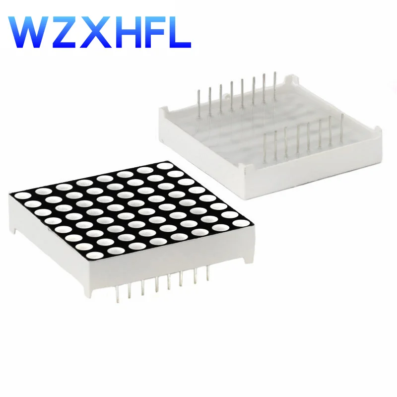 10Pcs 3MM 8*8 common negative red light reticular model 1088AS 1088BS network MAX7219 dedicated matrix common cathode / anode
