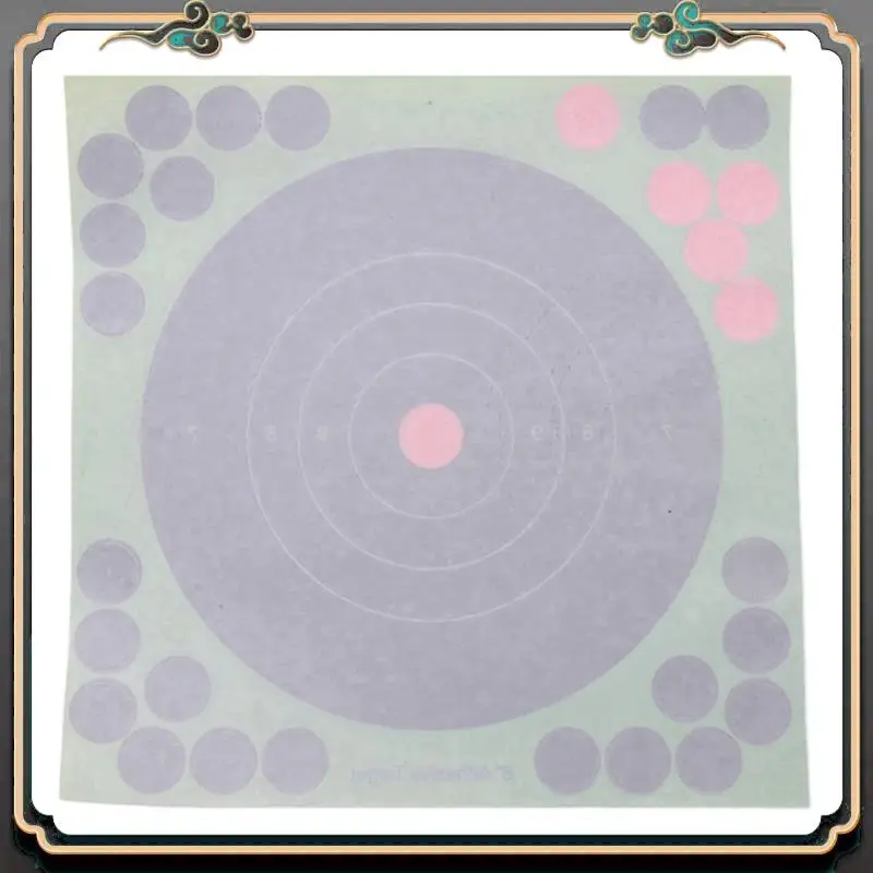 

Premium 150Pcs Hunting Targets 8X8 Inch Self Adhesive Paper Reactive Splatter Targets Stickers