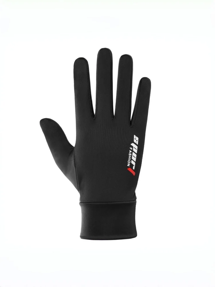AliExpress NONE Summer Ice Silk Touchscreen Gloves Anti-Slip Waterproof Sunscreen Outdoor Gloves for Fishing Cycling