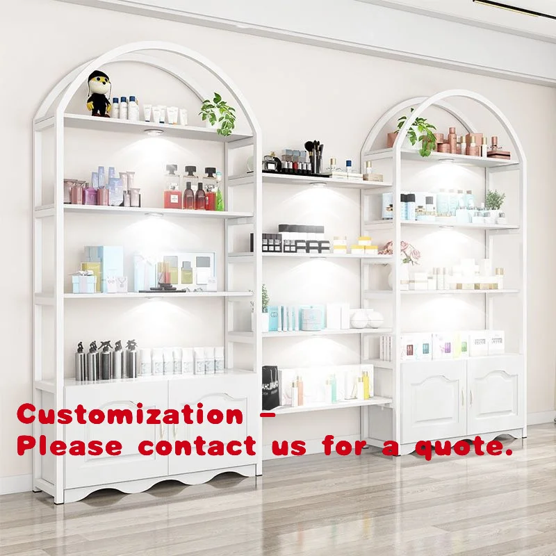 

Customize.Cosmetic Display Cabinet Beauty Salon Skincare Barber Shop Product Nail Art Rack Display Stand Storage Rack She