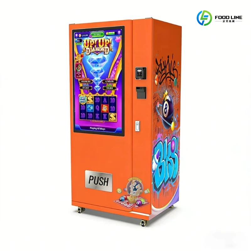 FL Self-Service Store for Retail Raffle Tickets Dispenser Lotto Cards Vending Machine Freestanding Lottery Vending Machine Custo