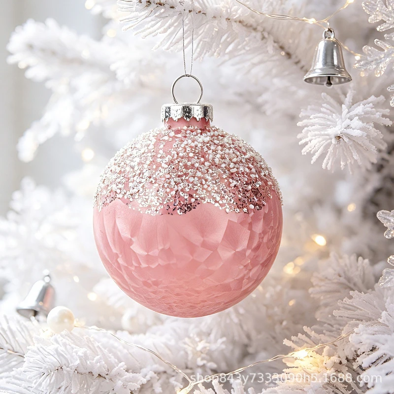 8/10/12CM 2/6 szt. Różowe bomb – Ornament Ball Set recenzja i cena