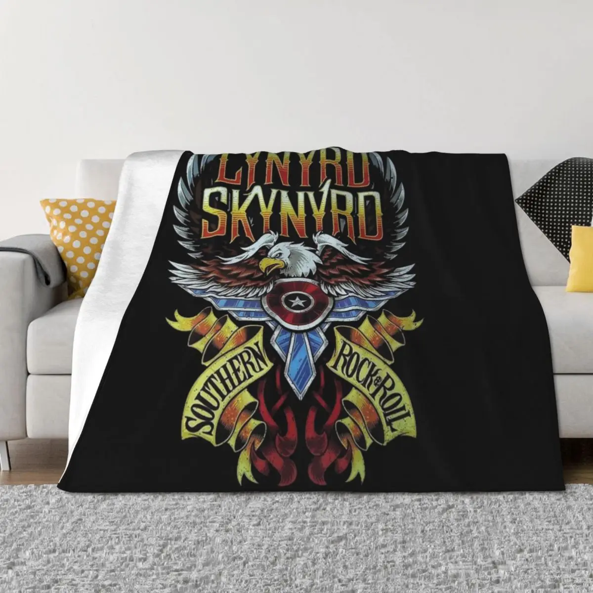 

Band Rock Throw Blanket Hairys Single manga Sofa Quilt Blankets