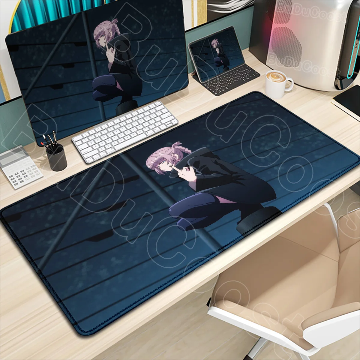 

New Wallpaper Anime Call of The Night Mouse Pad Nanakusa Nazuna MousePads XXL Manga Keyboard Pad PC Gaming Accessories Desk Mats