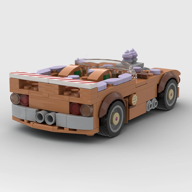 シティスピードチャンピオンモデル MOC ビルディングブリック ビスケットスポーツカー モジュラーテクノロジーギフト ホリデーアセンブル 子供のおもちゃスーツ
