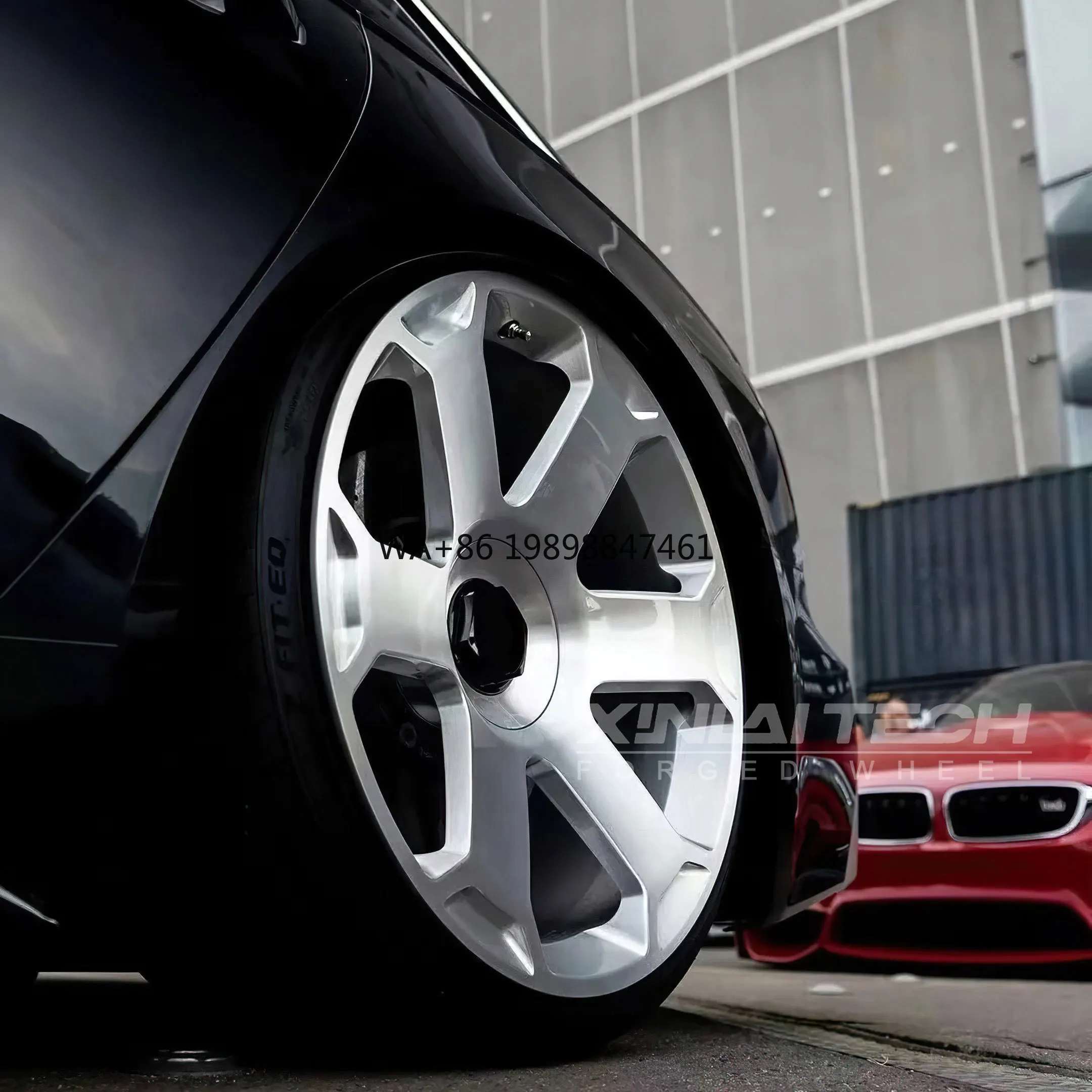 

XL Aluminium Alloy Custom Forged Wheels Monoblock Deep Dish Deep Concave 5-spoke Center Lock Racing Car Wheel