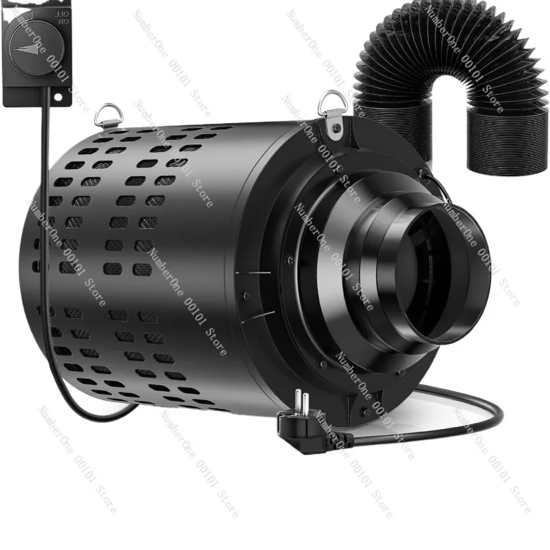 

Intelligent Timed Duct Fan with Speed Regulation, Activated Carbon Filter for Odor Removal, Efficient Exhaust Fan for Home