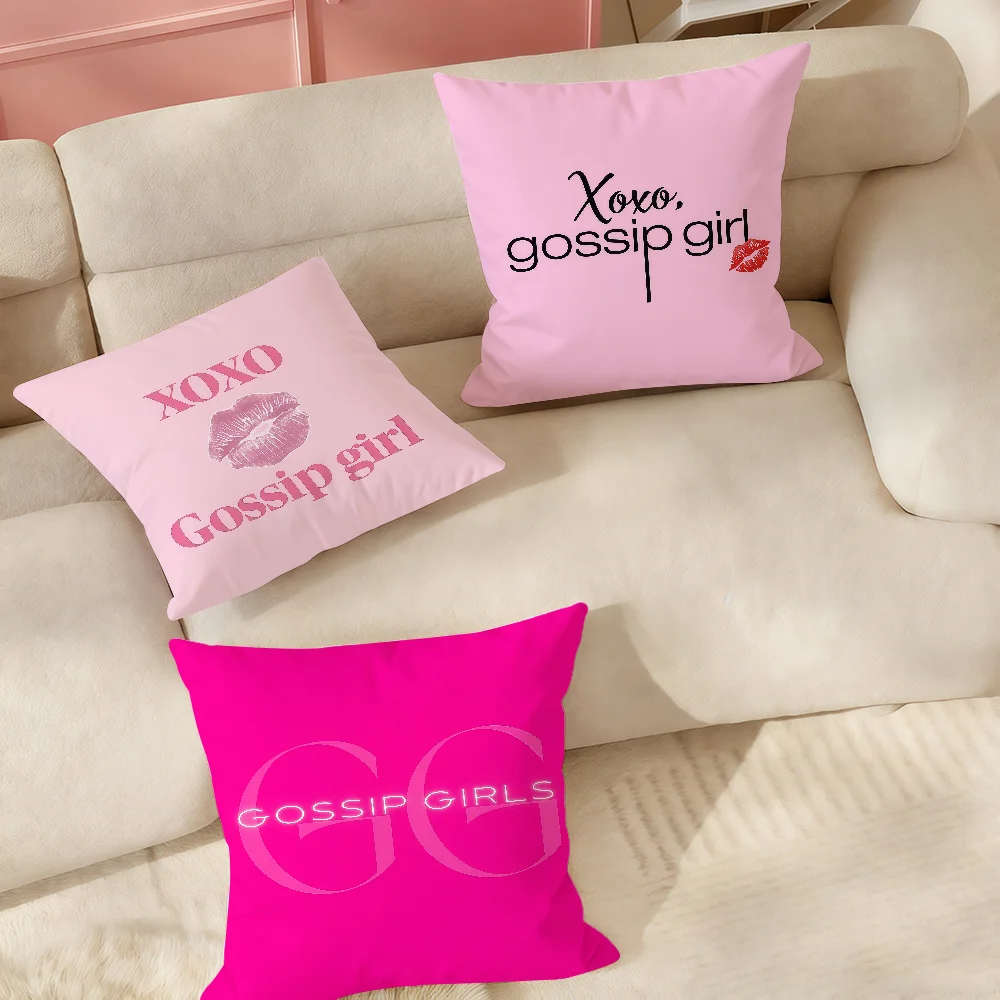 Klassischer TV-G-Gossip-G-Girl-Kissenbezug, geeignet für Schlafzimmer, Wohnzimmer, Autos, Heimdekoration