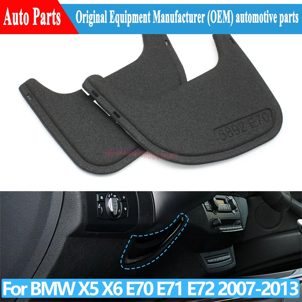 Complete LHD RHD Car Front Dashboard Steering Wheel Underbody Sponge Replacement For BMW X5 X6 E70 E71 E72 2007-2014