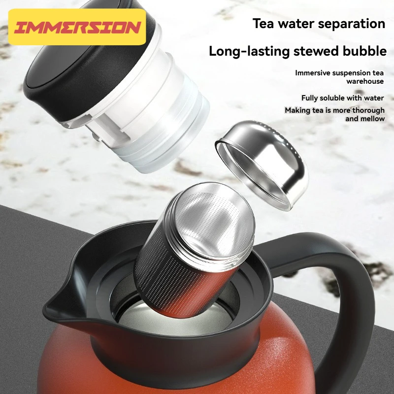 2.5L Thermal Coffee Pot Stainless Steel Coffee Press Pot Tea Pot Vacuum Insulated Hot & Cold Retention Coffeeware Kettle