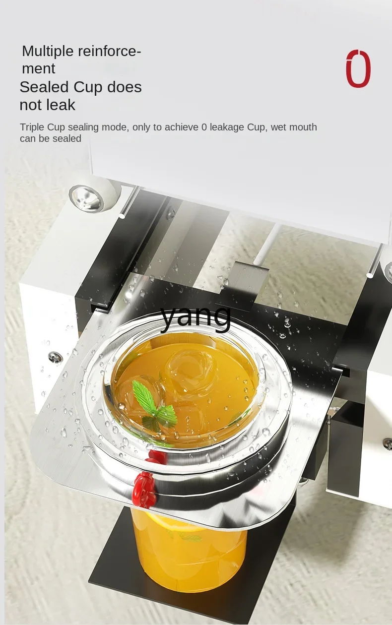 YJQ automatic milk tea shop commercial small sealing beverage attrezzatura per sigillare tazze di latte di soia