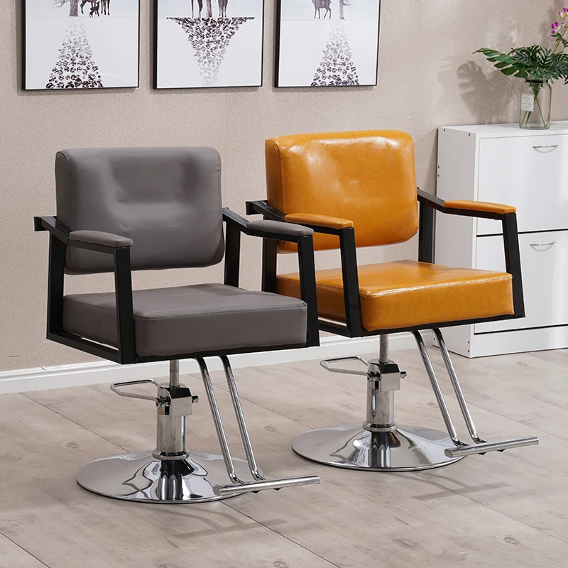 Professional Ergonomic Barber Chair Beauty Salon Equipment Salon Chairs Modern Simple Sillones Para Barbera Salon Furniture