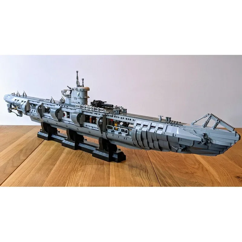 

MOC-139272Классический океанский тип U-образный подводной лодки, модель строительного блока4565 PartsMOC, креативная детская игрушка на день рождения для мальчиков, подарок