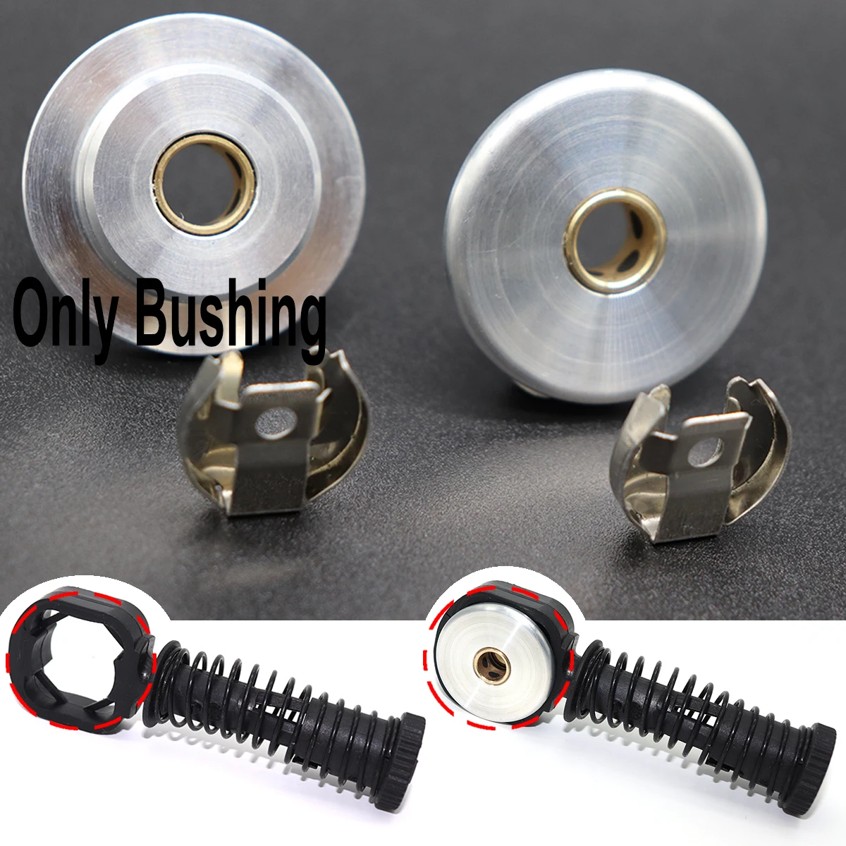 

Upgrade Manual Gear Shift Cable End Rod Linkage Gearbox Shifter Selector lever Pivot Bushing W/ Lock Washer Clip Replacement Kit