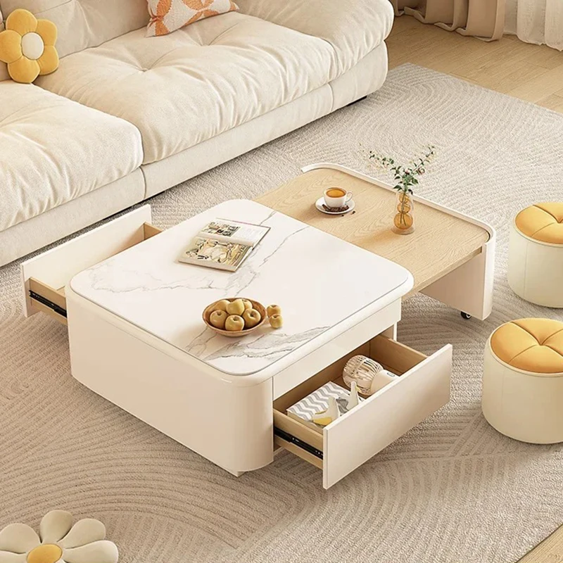 

/*/Universal Nordic Coffee Table Aesthetic Display Cream Style Cloud Coffee Tables Space Saving Cream Mesa Auxiliar Home Product