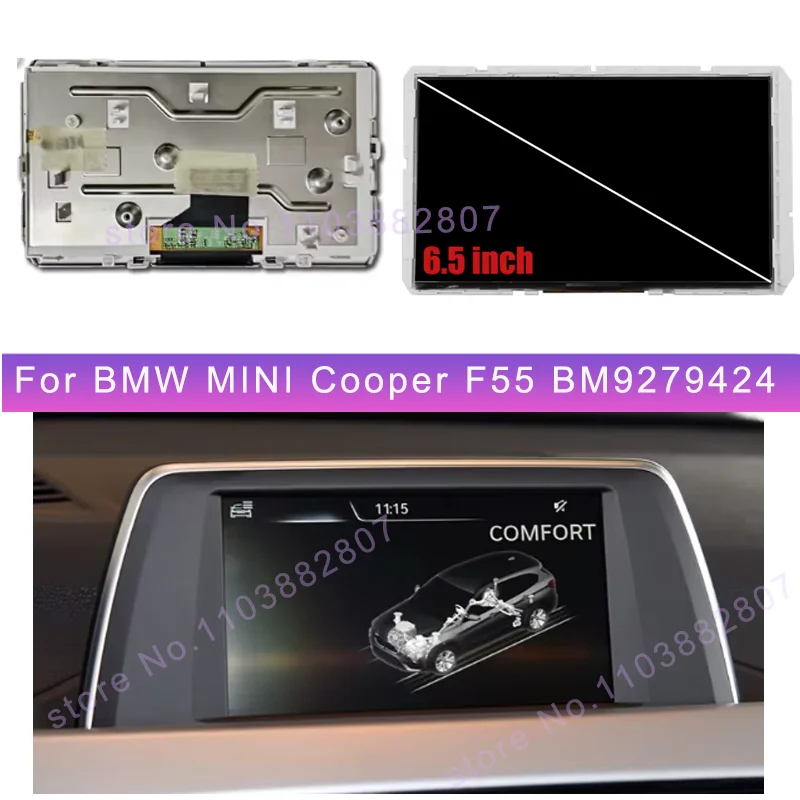 

6.5 inch BM 9279424 02 2 LCD Display Screen for BMW X1 F48 2016 CID65 F56 F32 L6 MU Car GPS Navigation Radio LCD Screen