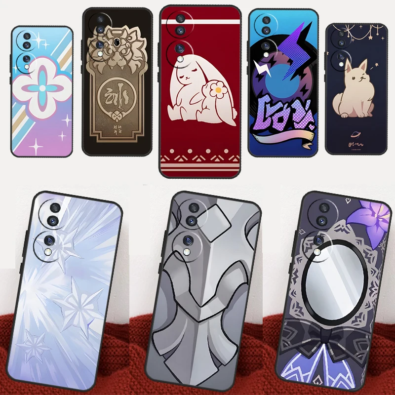 Honkai Star Rail Clara Bronya Cover For Honor Magic 4 Lite Magic 5 Pro X6a X7a X8 X9a Honor 8X 9X 10 50 70 90 Lite Case