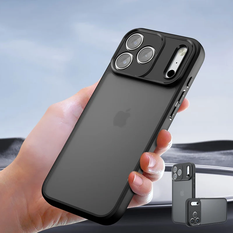 

Чехол для iPhone 17 Pro Max iPhone 17 Air iPhone 17 Pro Max, роскошный матовый чехол для ПК + силиконовый противоударный защитный чехол для телефона