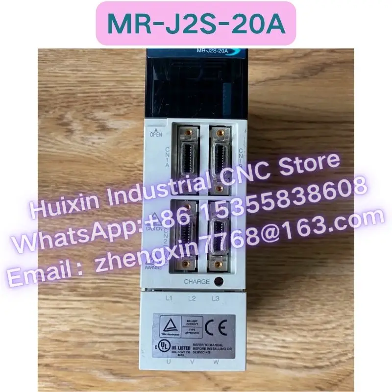 Used Servo Drive MR-J2S-20A MR J2S 20A Normal Function Tested OK Fast delivery