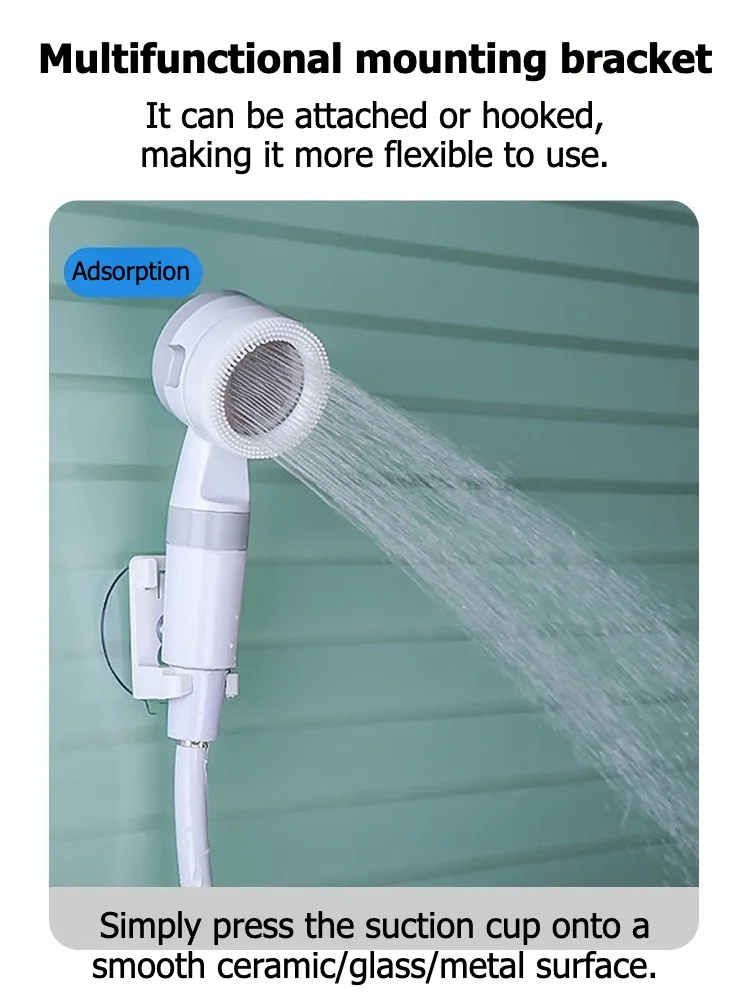 Kein Strombedarf, tragbare Campingdusche, Outdoor-Campingduschpumpe, wiederaufladbare elektrische Duschpumpe mit intelligentem Digitaldisplay – Detail 10