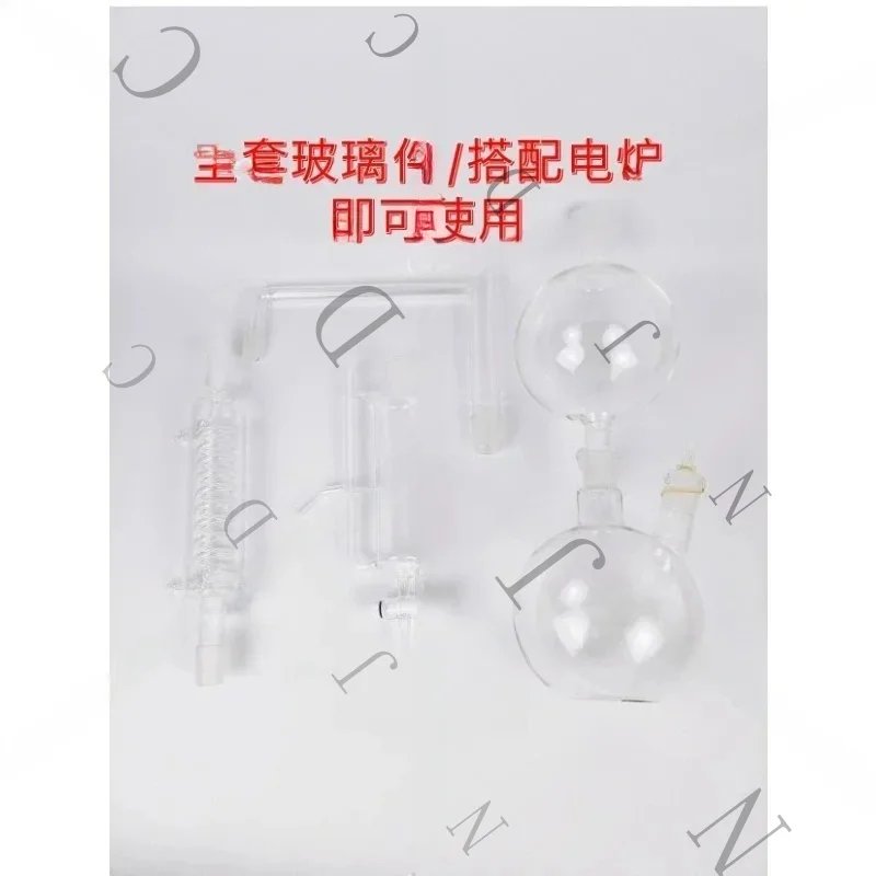 2000Ml Essential Oil Extraction Glass Separator Device Dew Distillation Equipment Distiller Glassware Kits
