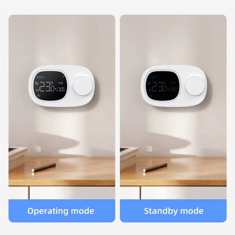 [NEWA64Z!】 Tuya Wifi Smart Thermostat RF433 Water Gas Boiler Actuator Programmable Temperature Controller For Alexa,Google Home