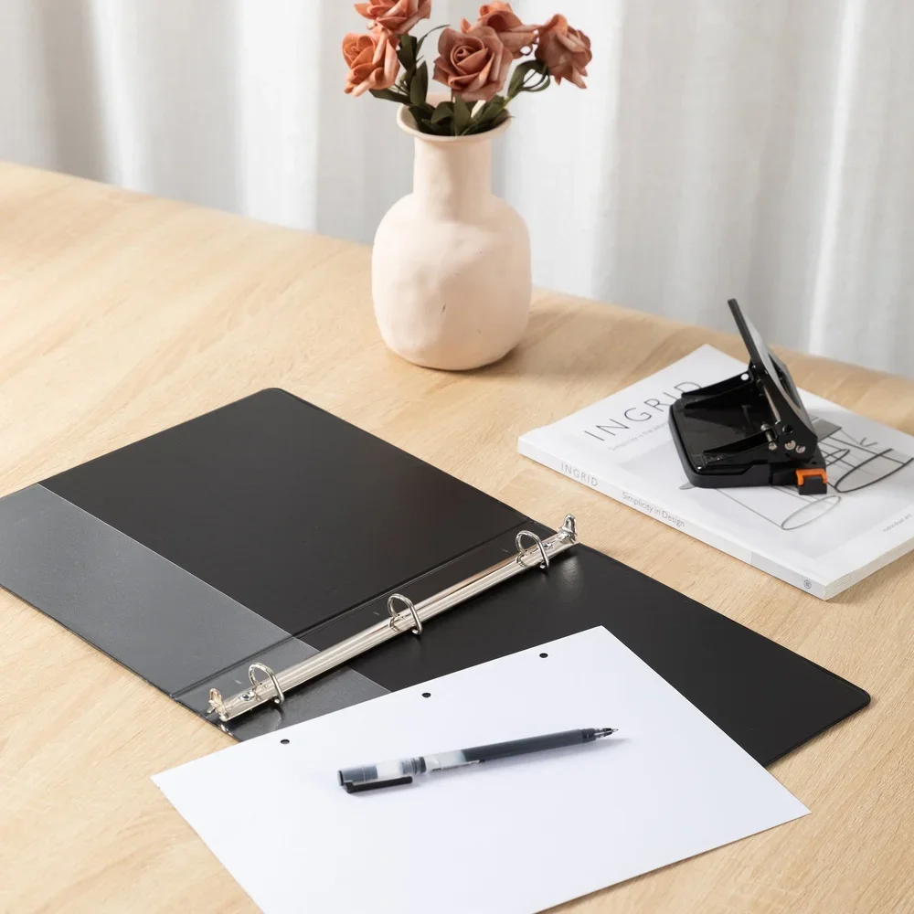 Robuster Ansichtordner, 2er-Pack, 1/2 Zoll D-Ring, 120 Blatt Kapazität mit Taschen, ideal für Schule, Arbeit, Zuhause, Organisation