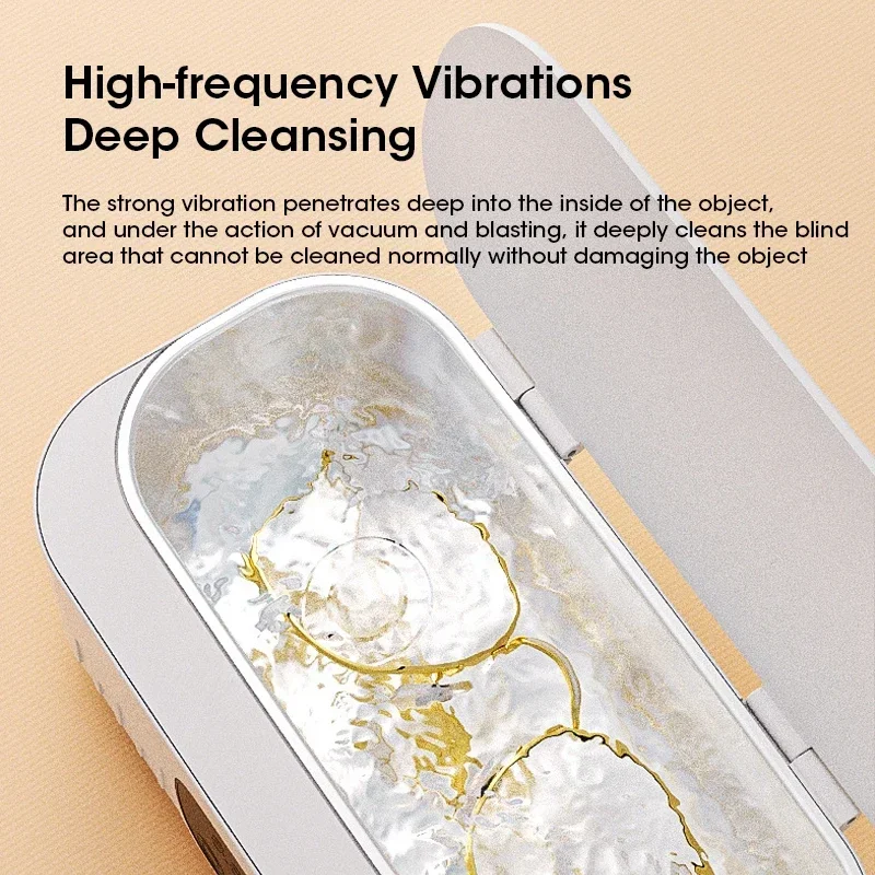 Ultrasonic Cleaner Glasses Cleaner High Frequency Ultrasound Washing Cleanser Bath for Jewelry Glasses Cleaning Machine LowNoise