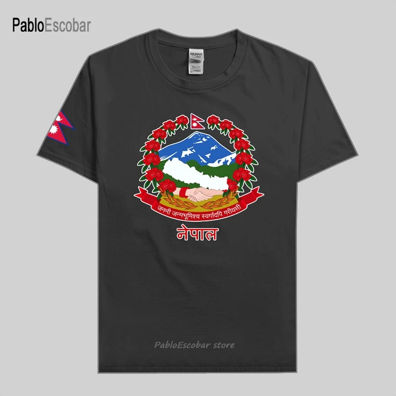 Camiseta de NPL de Nepal para hombre, camisa del equipo nacional, ropa de algodón, ropa deportiva, bandera nepalí