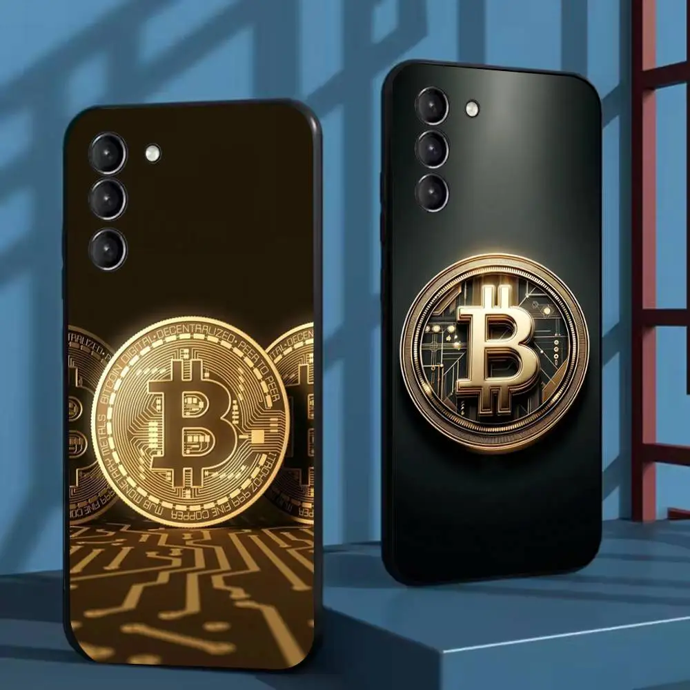 

Bitcoin Phone Case For Samsung Galaxy A 91,80,73,72,71,53,52,51,22,5G Shockproof Soft Black Cover