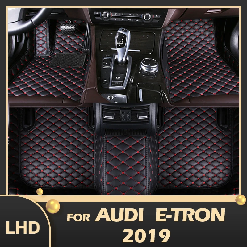 

Car Floor Mats For Audi e-tron 2019 Custom Auto Foot Pads Automobile Carpet Cover Interior Accessories