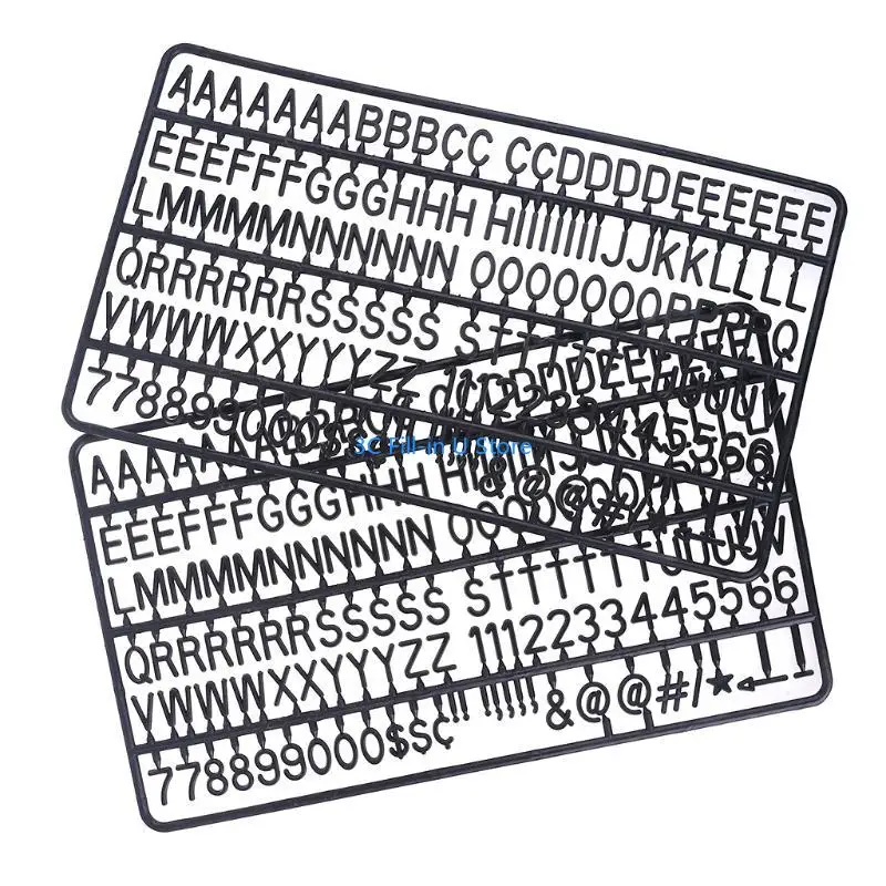 G8TA 2 Set Felt Board Letters and Numbers Felt Board Characters Reusable Pre-Cut Characters Letters and Numbers Soft Flexible
