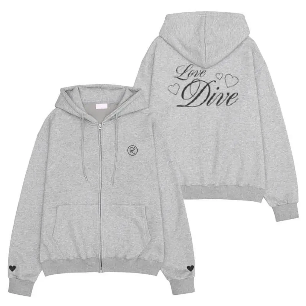 

kpop Y2K Printe HAPPY love idol Pullover Hoodies Pullover Woman Clothing Y2k Streetwear Loose Fashion Purple Grey Sweatshirts