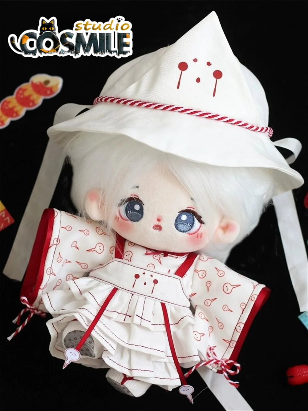 Kpop Star Idol Kimono Yukata Haori Oni Hyakki Yakou CP for 20cm Plush Doll Stuffed Clothes Plushie Clothing KL