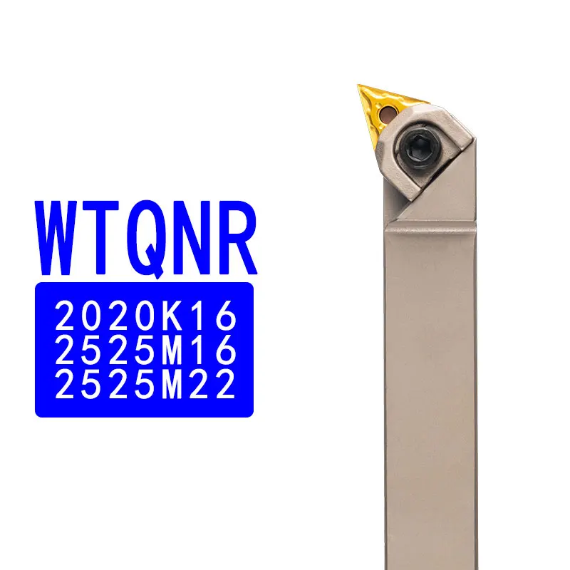 

WTQNR2020K16 WTQNR2525M16 White Holder Spring Steel Lathe Bar Turning Holder CNC Cutting Tool Cutter Bar