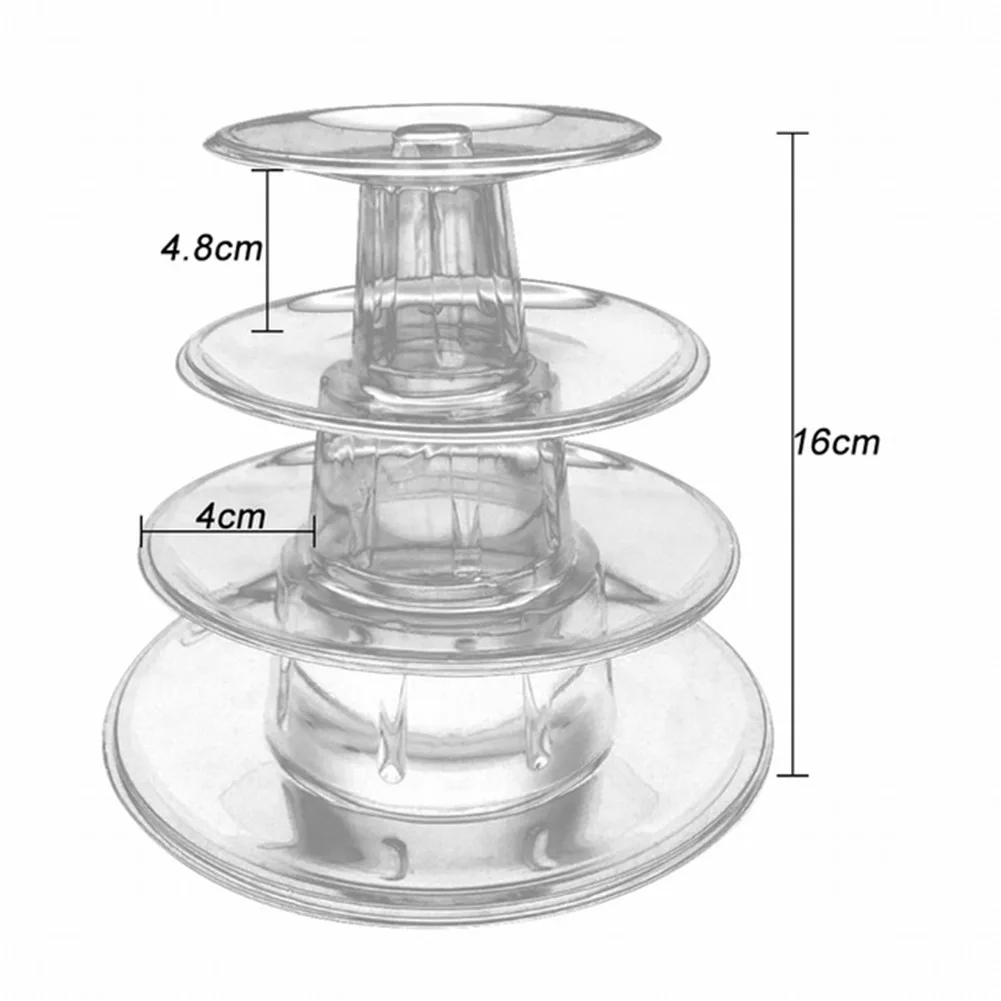 4/6 Tiers Macarons Display Stand Holder Macaron Cupcakes Dessert Storage Tray Racks for Afternoon Tea Wedding Party - view 4