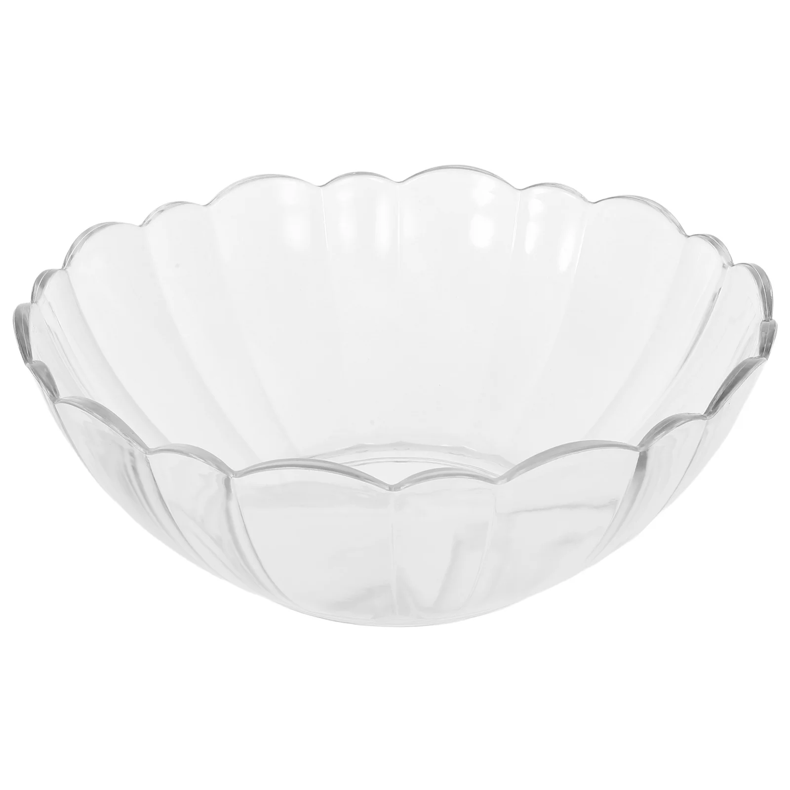 

1 pc Acrylic Salad Transparent 10.6In Smooth Breakfast Bowl For Fruit Oatmeal Ramen Noodle Soup Creative Dessert Buffet Party