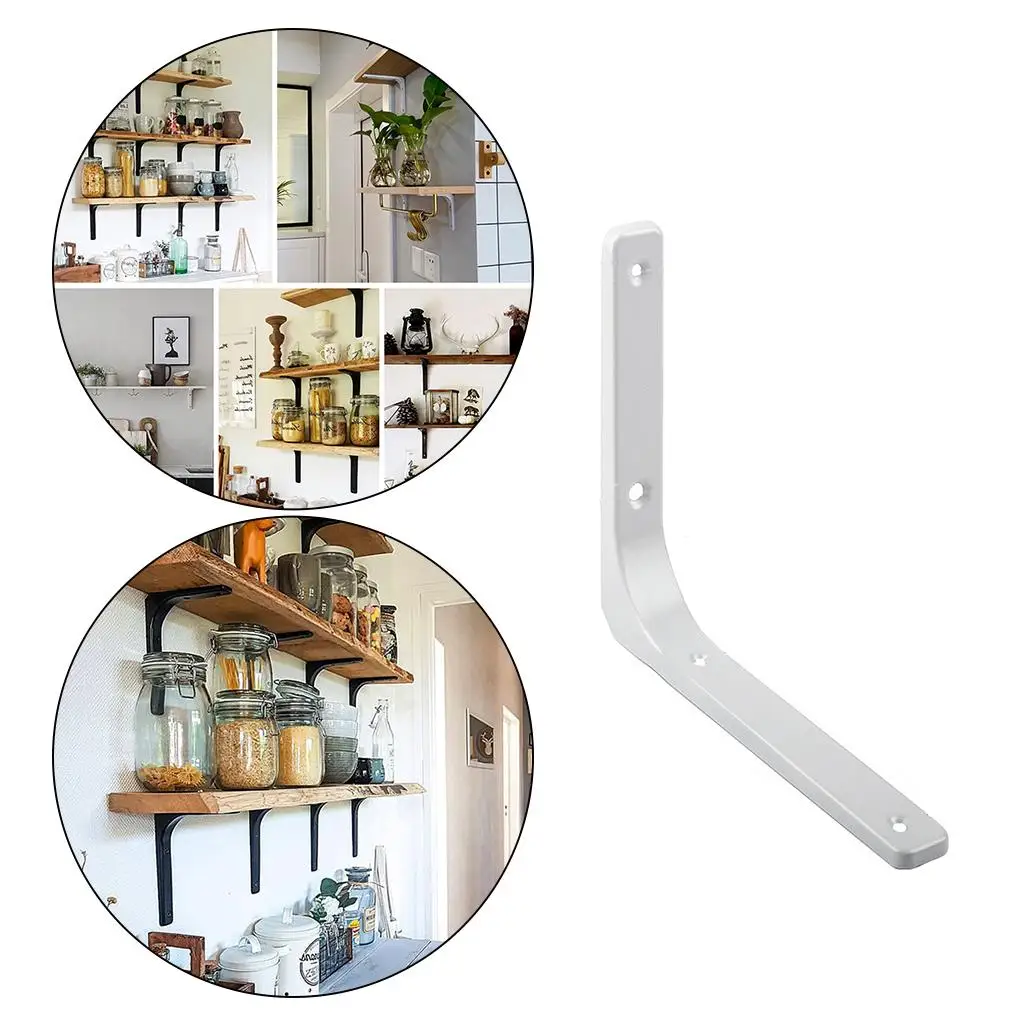 

2-6pack Heavy Duty Shelf Bracket Wall Hanging Shelve L Shaped